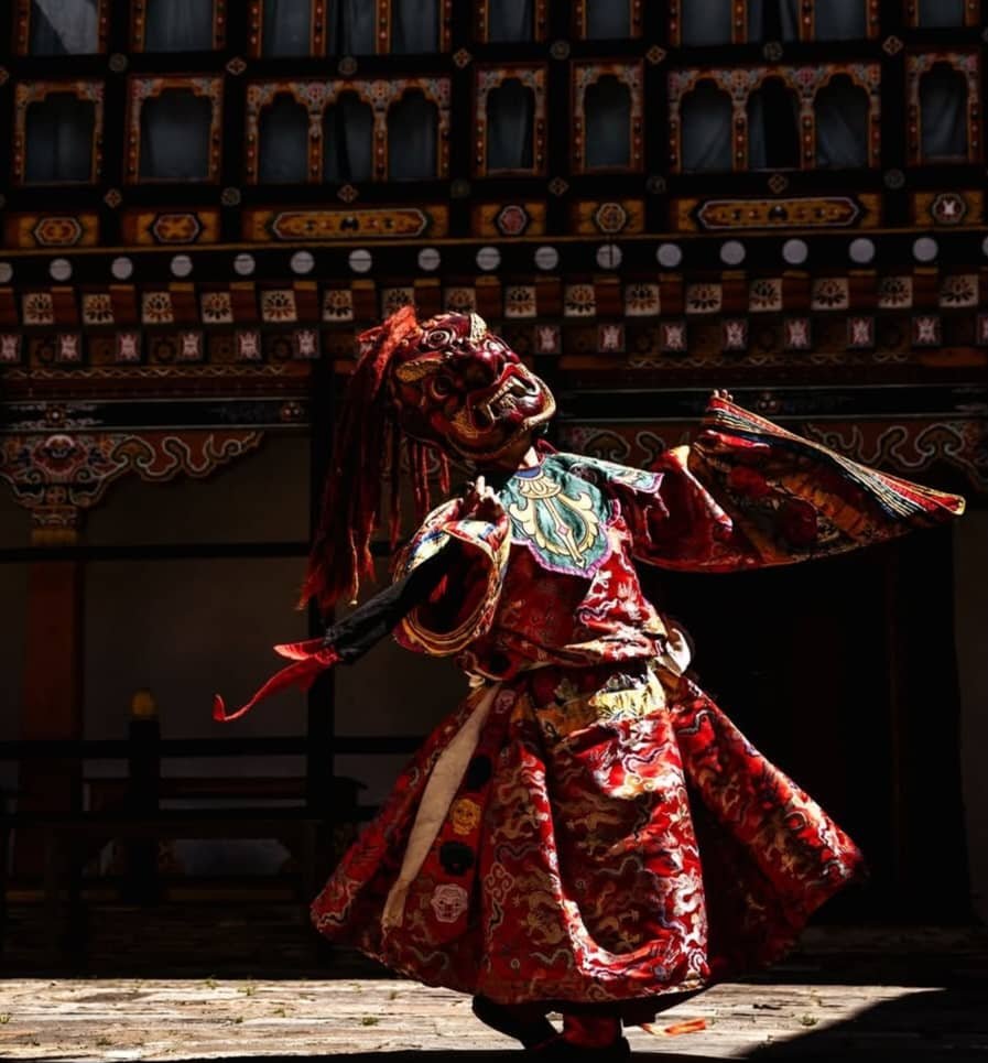 Photo from the Paro Festival tour journey in Bhutan